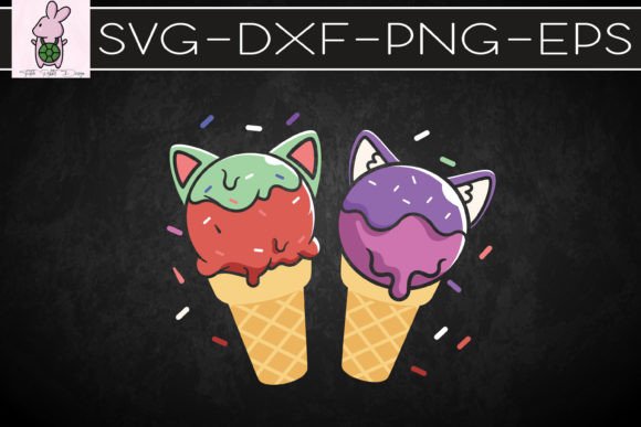 Cat and Dog Ice Cream Cones