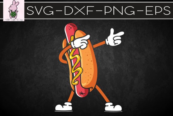 Cute Dabbing Hot Dog Funny Gift