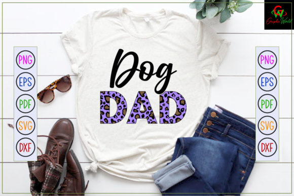 Dog Dad Sublimation T-shirt Design