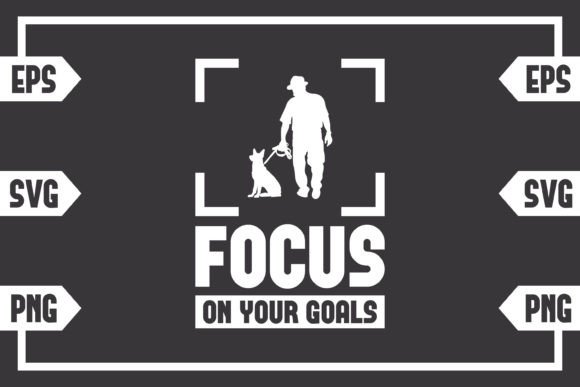 Focus on Your Goals – Guy with Dog