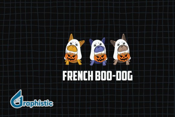 French Boo-Dog Halloween