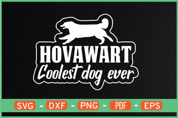 Hovawart Coolest Dog Ever T-Shirt Design