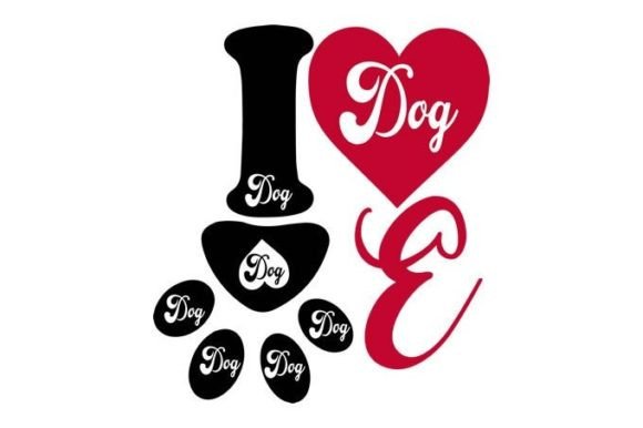 Love Letter Logo Dog Enamored Designs